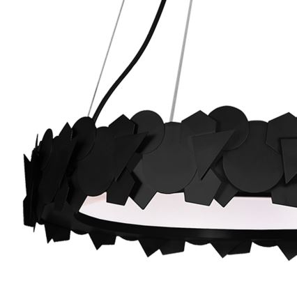 LED luster na sajli SOHO LED/24W/230V crna