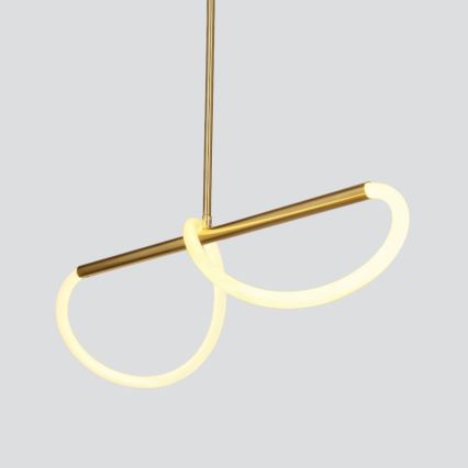 LED luster na sajli SUPREME LED/18W/230V 80 cm zlatni