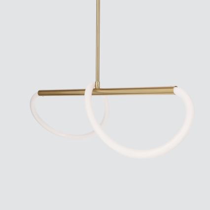 LED luster na sajli SUPREME LED/18W/230V 80 cm zlatni