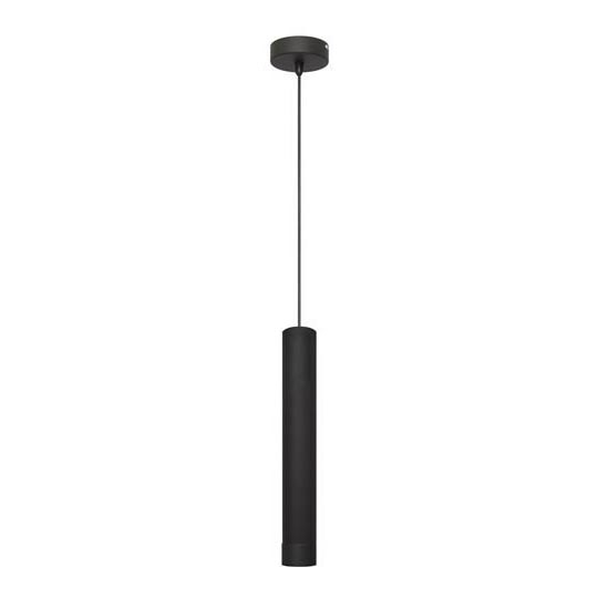 LED Luster na sajli TUBA 1xGU10/4,8W/230V crna