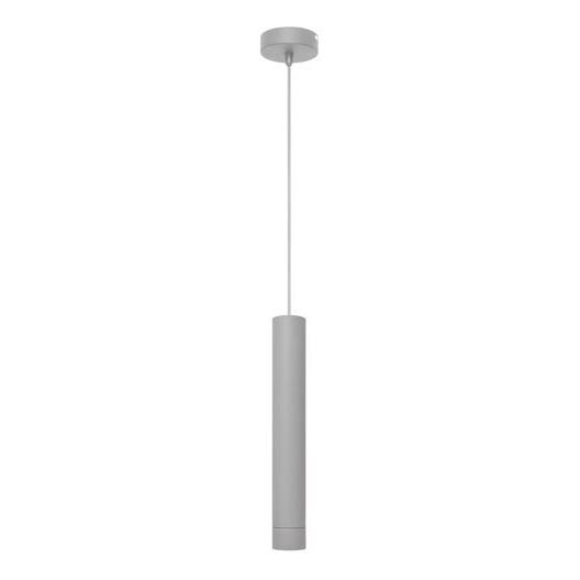 LED Luster na sajli TUBA 1xGU10/4,8W/230V siva