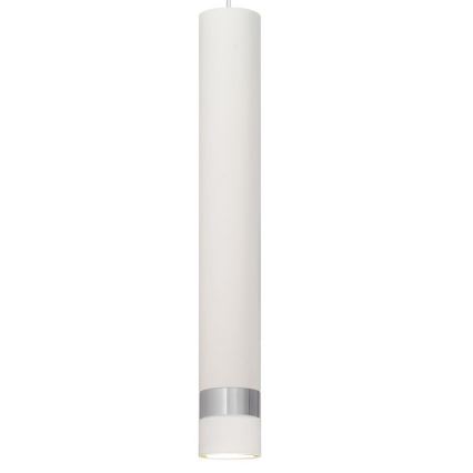 LED Luster na sajli TUBA 3xGU10/4,8W/230V bijela/mat krom