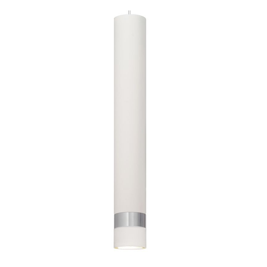 LED Luster na sajli TUBA 3xGU10/4,8W/230V bijela/mat krom