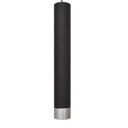 LED Luster na sajli TUBA 3xGU10/4,8W/230V crna/mat krom