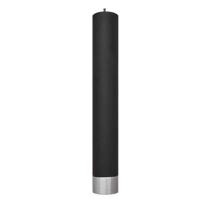 LED Luster na sajli TUBA 3xGU10/4,8W/230V crna/mat krom
