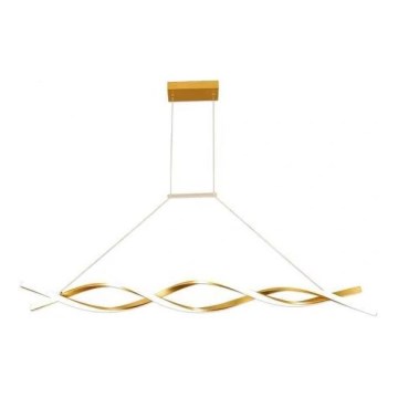 LED Luster na sajli TWIST LED/37W/230V 4000K 120 cm zlatna