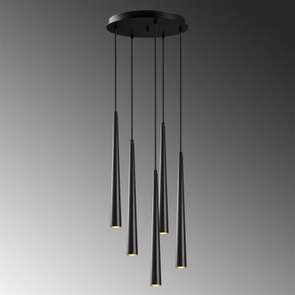 LED luster na sajli UGUR 5xLED/3W/230V