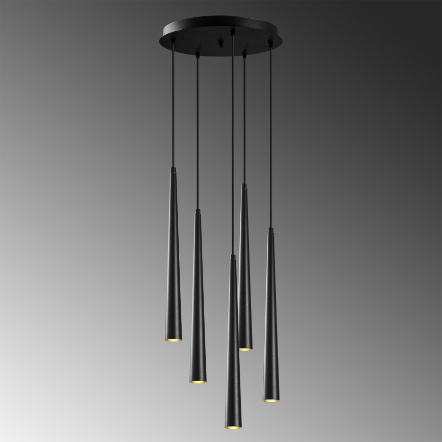 LED luster na sajli UGUR 5xLED/3W/230V
