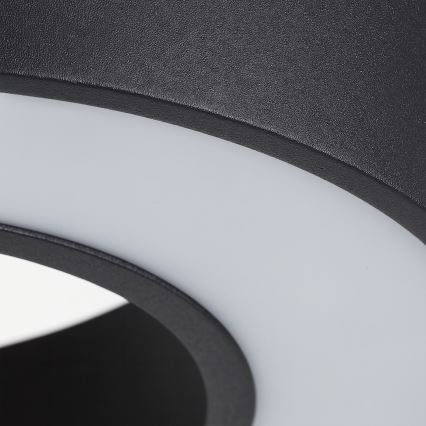 LED luster na sajli UNION LED/40W/230V 3000/4000/6500K Ø 40 cm crna