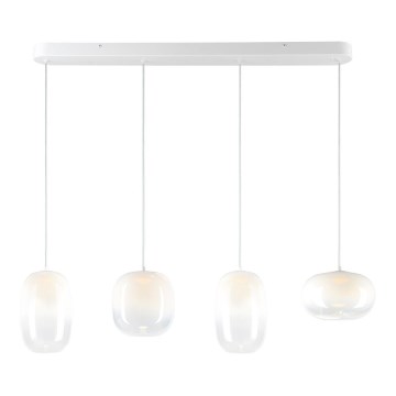 LED Luster na sajli VASO LED/15W/230V bijela