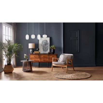 LED Luster na sajli VASO LED/15W/230V bijela