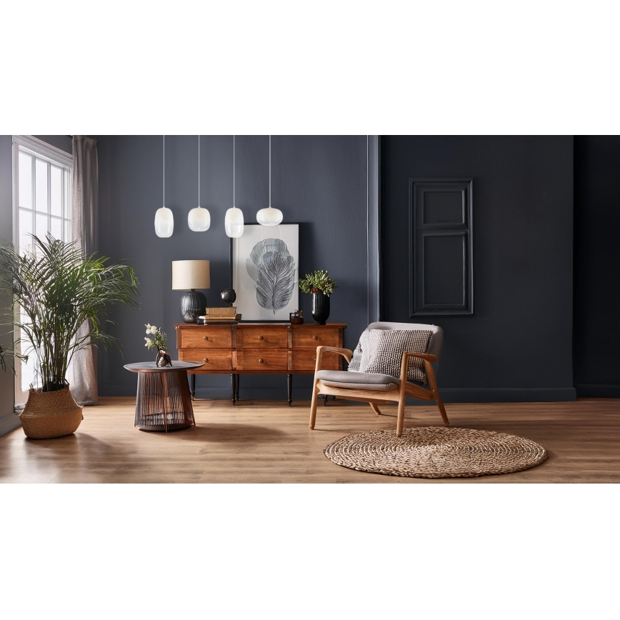 LED Luster na sajli VASO LED/15W/230V bijela