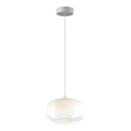 LED Luster na sajli VASO LED/4W/230V pr. 18 cm bijela