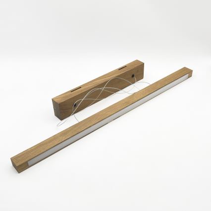 LED luster na sajli VERDE LED/18W/230V 3000K 76 cm hrast