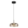 LED Luster na sajli VETRO LED/6W/230V pr. 23 cm bež/crna