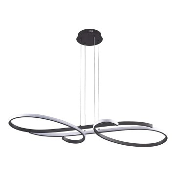 LED luster na sajli VIOLIN LED/40W/230V crna