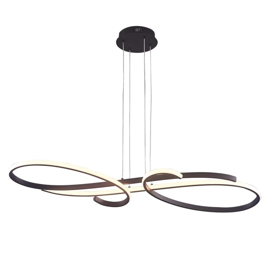 LED luster na sajli VIOLIN LED/40W/230V crna