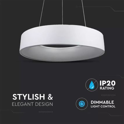 LED luster na sajli za prigušivanje 1xLED/30W/230V