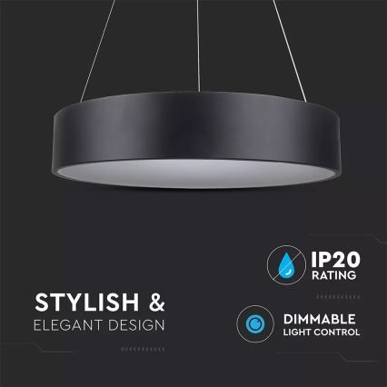 LED luster na sajli za prigušivanje 1xLED/30W/230V