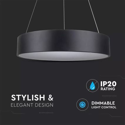 LED luster na sajli za prigušivanje 1xLED/30W/230V