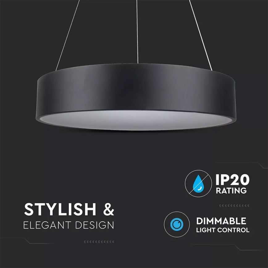 LED luster na sajli za prigušivanje 1xLED/30W/230V