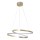 LED luster na sajli ZEFIRA LED/40W/230V 4000K pr. 50 cm zlatna