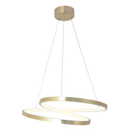 LED luster na sajli ZEFIRA LED/40W/230V 4000K pr. 50 cm zlatna