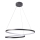 LED Luster na sajli ZEFIRA LED/52W/230V 4000K pr. 60 cm antracit