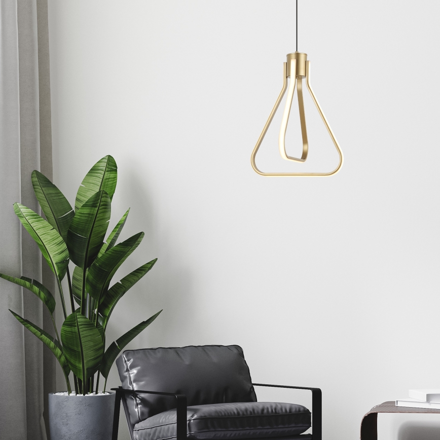 LED luster na sajli ZING LED/19W/230V zlatna