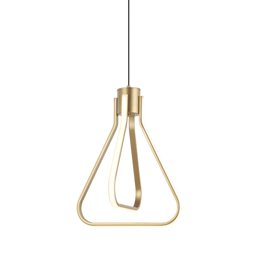 LED luster na sajli ZING LED/19W/230V zlatna