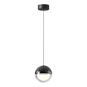 LED luster na sajli ZIREA LED/7W/230V crna