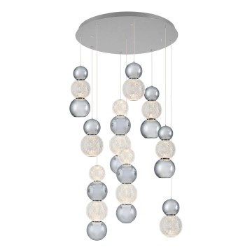 LED Luster na uže CREMONA LED/51W/230V 3000K matni krom