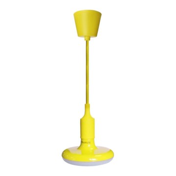 LED luster na užetu 1xE27/15W/230V 6000K žuta