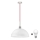 LED luster na užetu 1xE27/60W/230V bijela