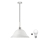 LED luster na užetu 1xE27/60W/230V bijela
