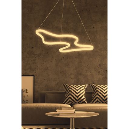 LED Luster na užetu ARTISAN LED/36W/230V 4000K bijeli