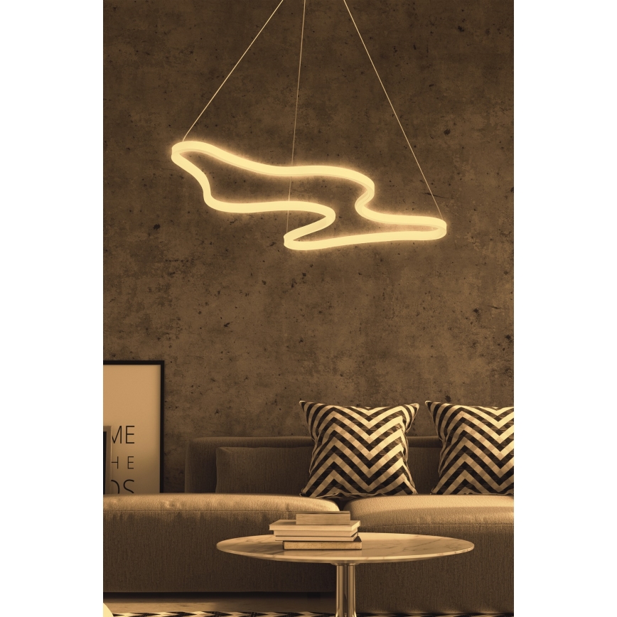 LED Luster na užetu ARTISAN LED/36W/230V 4000K bijeli