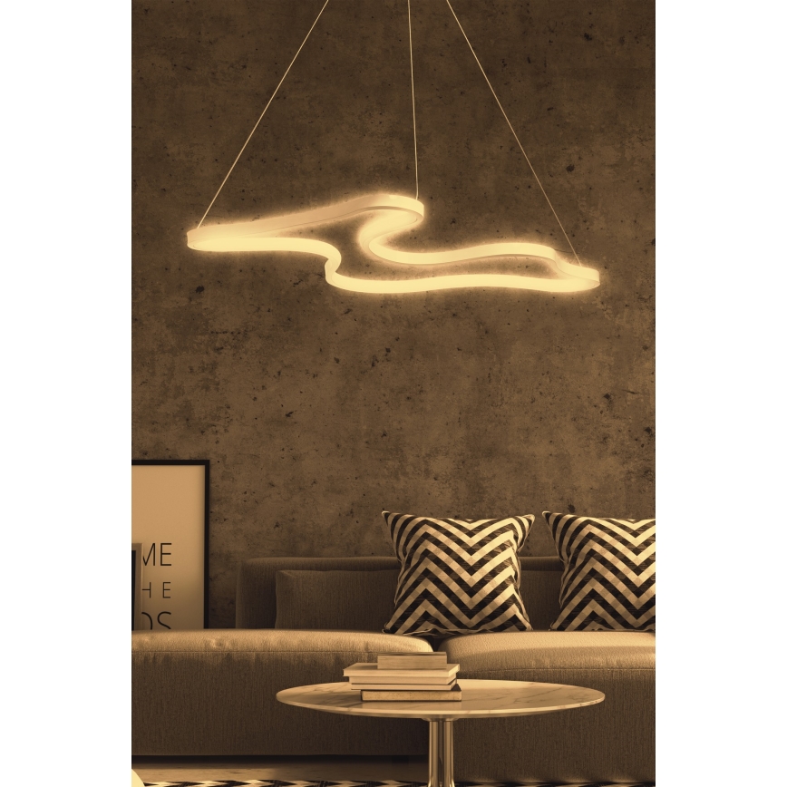 LED Luster na užetu ARTISAN LED/36W/230V 4000K bijeli
