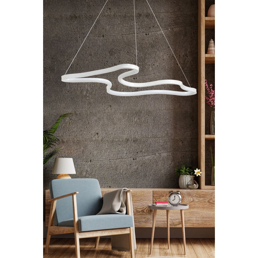 LED Luster na užetu ARTISAN LED/36W/230V 4000K bijeli