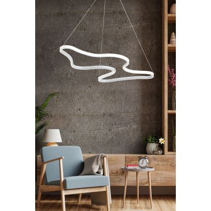 LED Luster na užetu ARTISAN LED/36W/230V 4000K bijeli