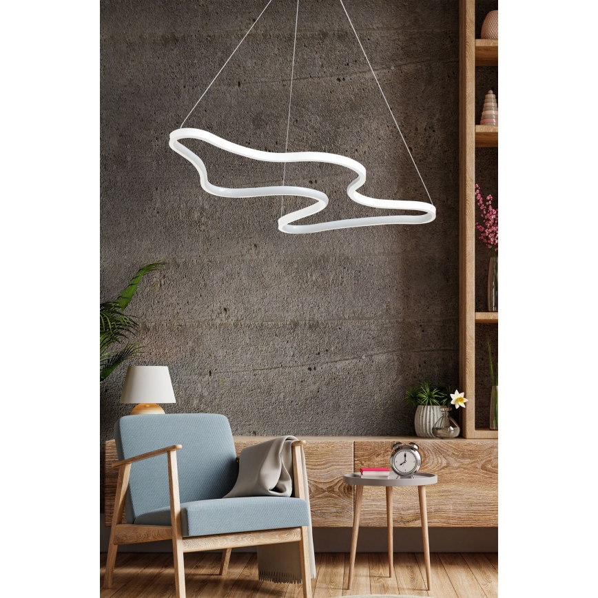 LED Luster na užetu ARTISAN LED/36W/230V 4000K bijeli