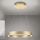 LED luster na užetu KOLK s mogućnošću prigušivanja LED/40W/230V 2700/3000/4000K prom. 40 cm zlatna