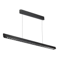 LED luster na užetu LED/36W/230V 3000/4000/6400K crna