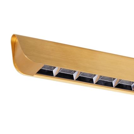 LED luster na užetu LED/36W/230V 3000/4000/6400K zlatna