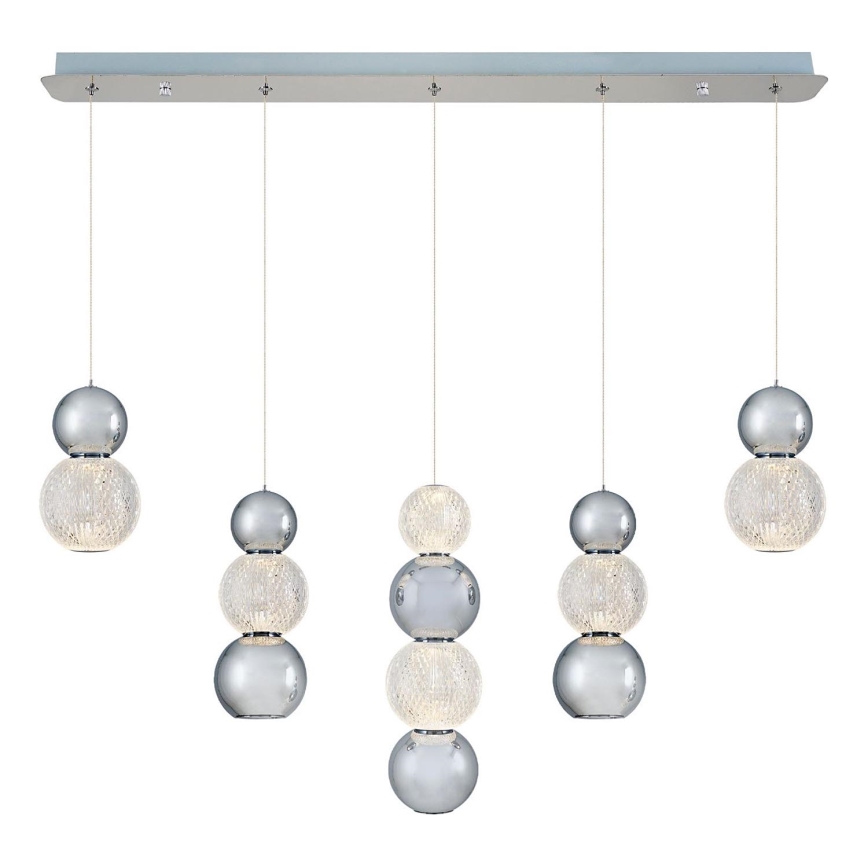 LED Luster na žici CREMONA LED/27W/230V 3000K matni krom
