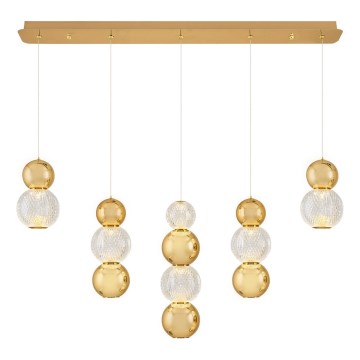 LED Luster na žici CREMONA LED/27W/230V 3000K zlatna