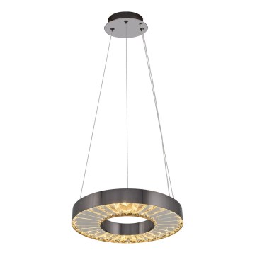 LED Luster na žici JESI LED/35W/230V 3000K promjer 40 cm srebrna