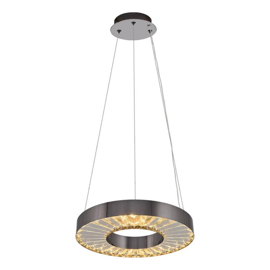 LED Luster na žici JESI LED/35W/230V 3000K promjer 40 cm srebrna