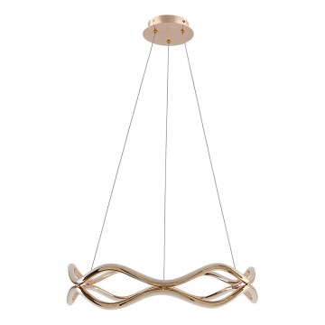 LED Luster na žici VAVE LED/28W/230V roza zlatna