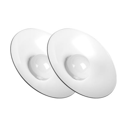 LED solarni luster na užetu s mogućnošću prigušivanja i senzorom 2xLED/1,8W/3,7V IP44 6500K 2400 mAh + daljinski upravljač